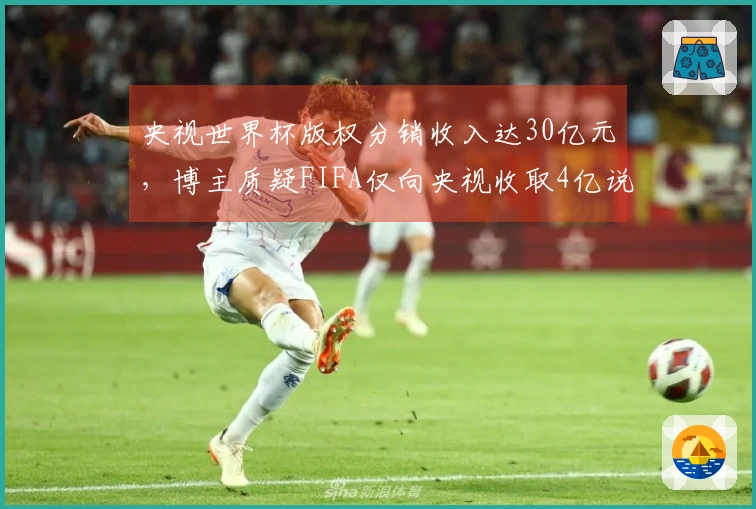 央视世界杯版权分销收入达30亿元，博主质疑FIFA仅向央视收取4亿说法